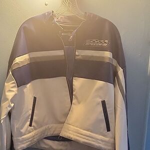 Racing Jacket - Black, BLUE and White